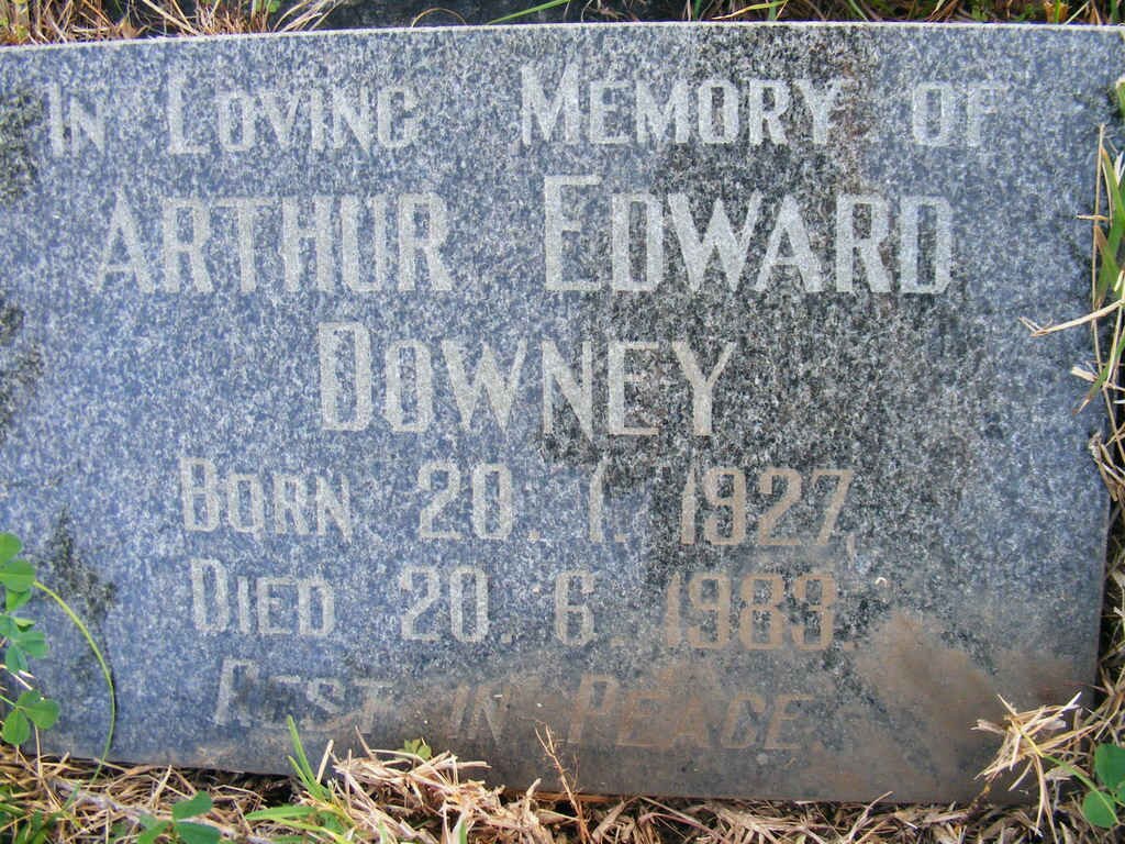 DOWNEY Arthur Edward 1927-1983