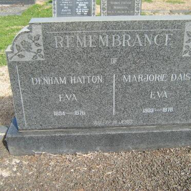 EVA Denham Hatton 1894-1976 :: EVA Marjorie Daisy 1903-1976