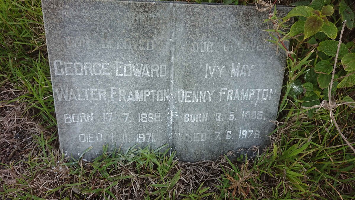 FRAMPTON George Edward Walter 1888-1971 &amp; Ivy May Denny 1895-1978