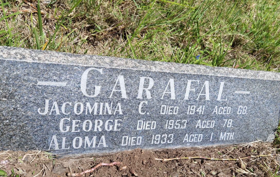 GARAFAL George -1953 &amp; Jacomina -1941 :: GARAFAL Aloma -1933