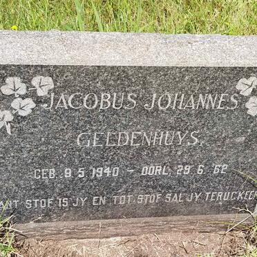 GELDENHUYS Jacobus Johannes 1940-1962