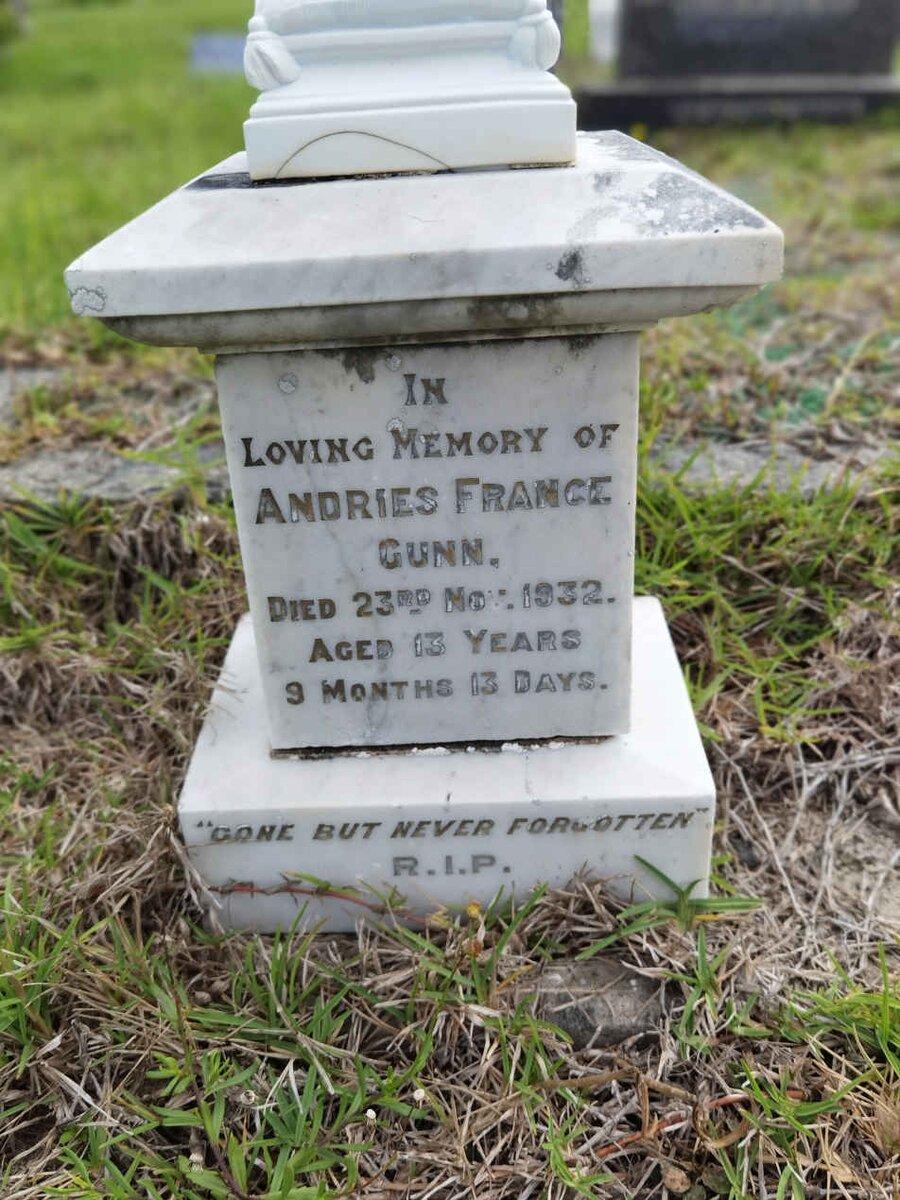 GUNN Andries France -1932