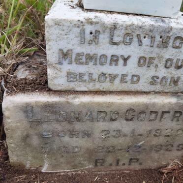 GODFREY Leonard 1920-1929