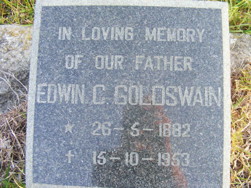 GOLDSWAIN Edwin C. 1882-1953
