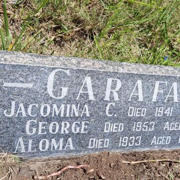 GARAFAL George -1953 &amp; Jacomina -1941 :: GARAFAL Aloma -1933