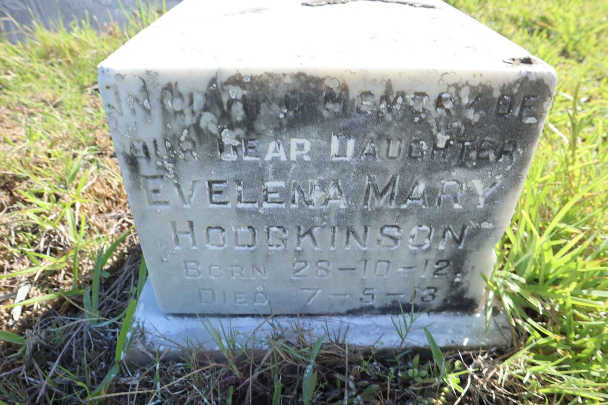 HODGKINSON Evelena Mary 1912-1913