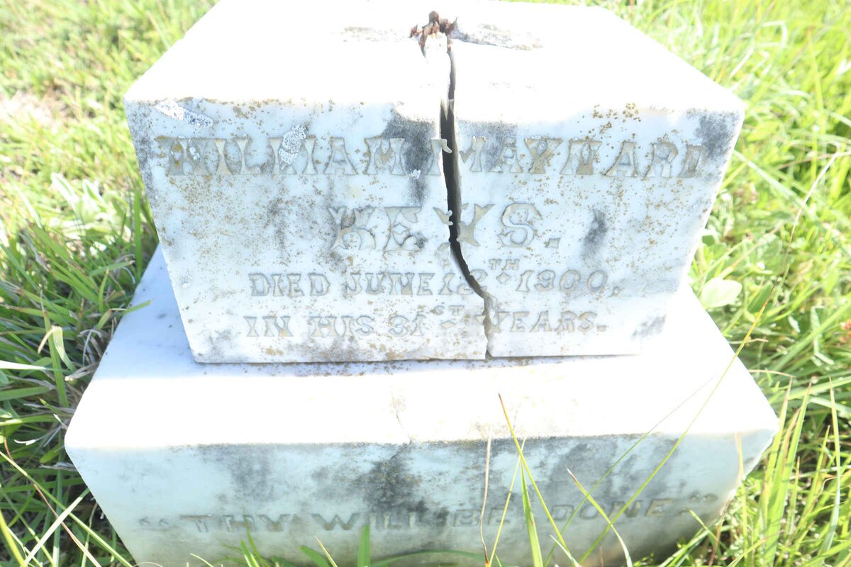 KEYS William Maynard -1900