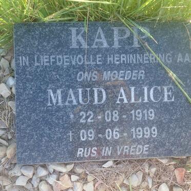 KAPP Maud Alice 1919-1999