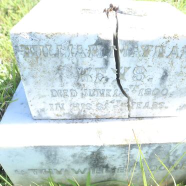 KEYS William Maynard -1900