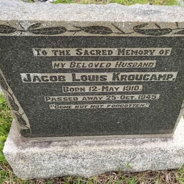 KROUCAMP Jacob Louis 1910-1945