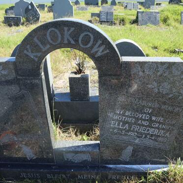 KLOKOW Ella Friederika 1912-1989