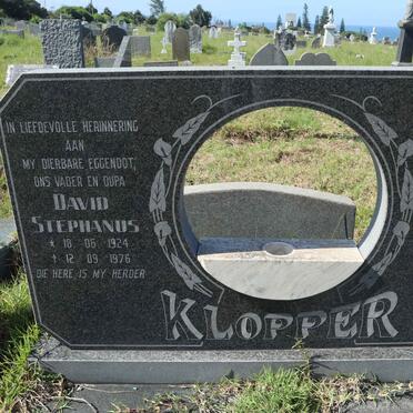 KLOPPER David Stephanus 1924-1976