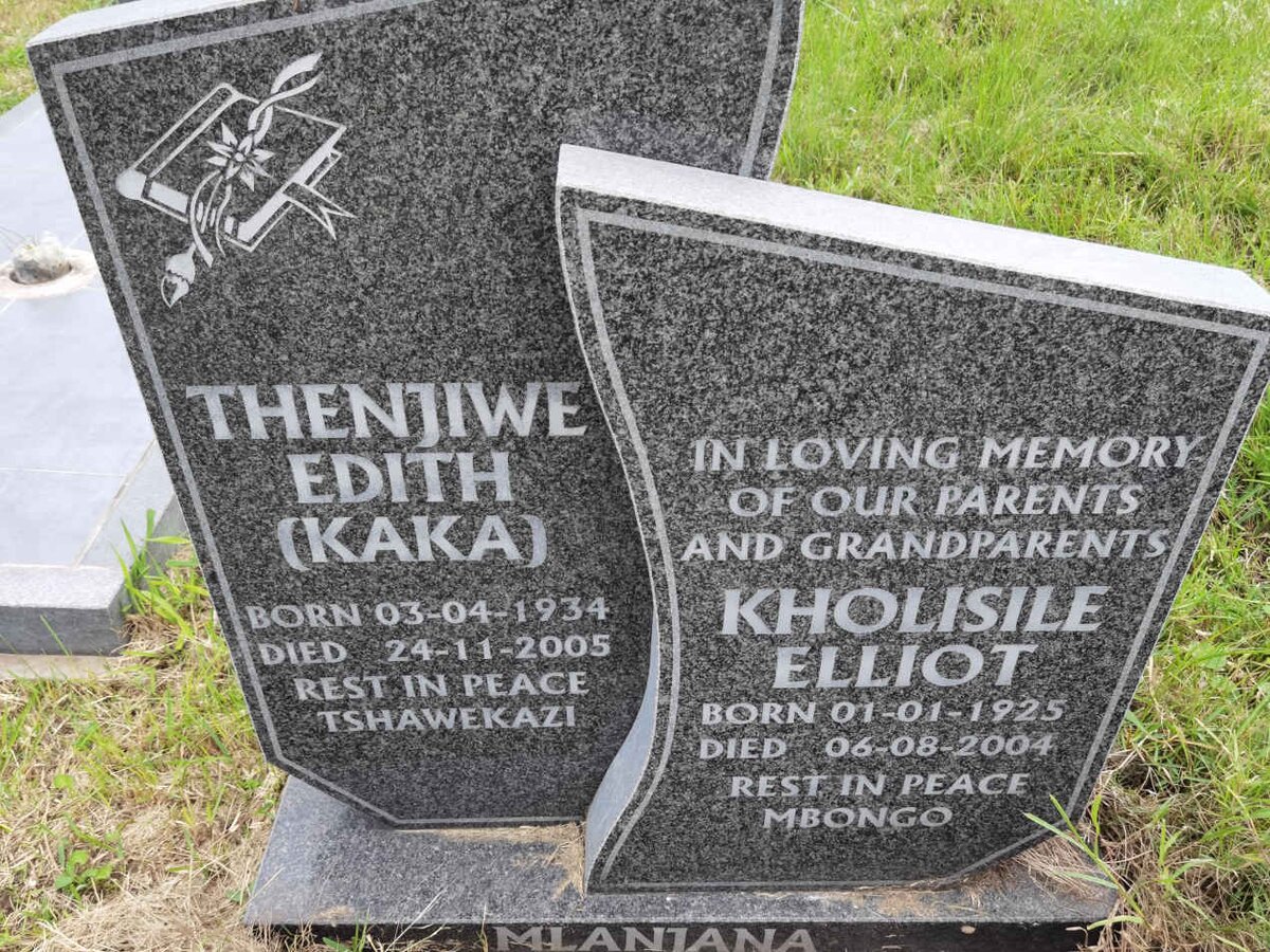 KHOLISILE Elliot 1925-2004 &amp;  Edith THENJIWE 1934-2005