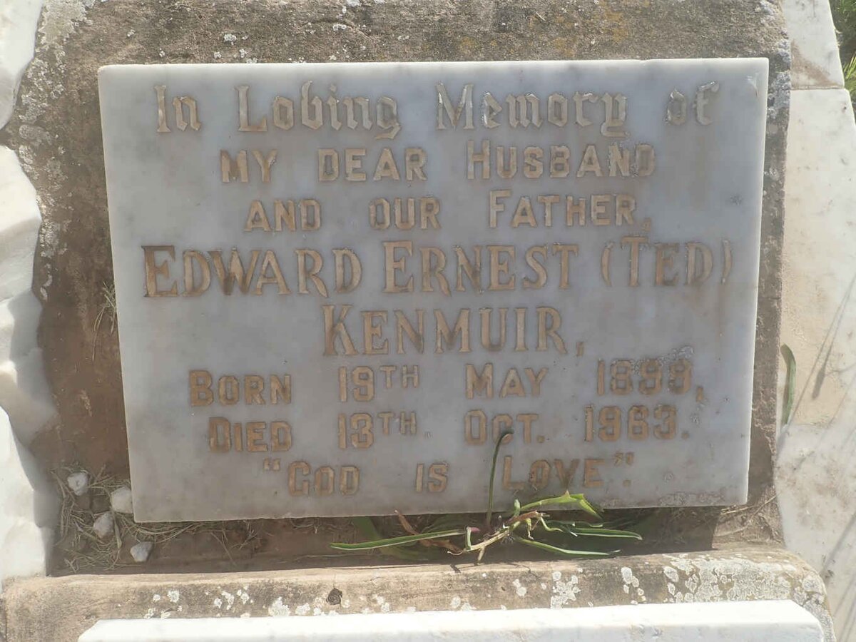 KENMUIR Edward Ernest 1899-1963