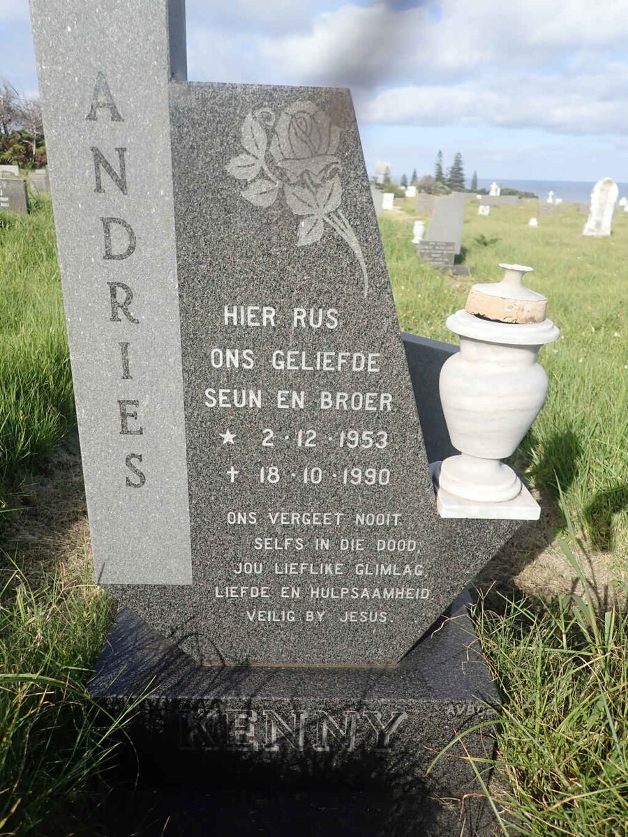 KENNY Andries 1953-1990