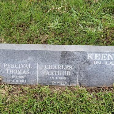 KEEN Percival Thomas 1891-1921 :: KEEN Charles Arthur 1948-1948