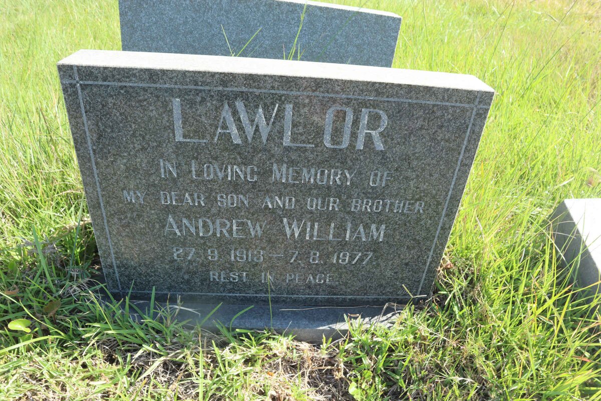 LAWLOR Andrew William 1913-1977