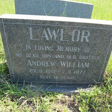 LAWLOR Andrew William 1913-1977