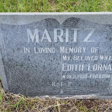 MARITZ Edith Lorna 1938-1984