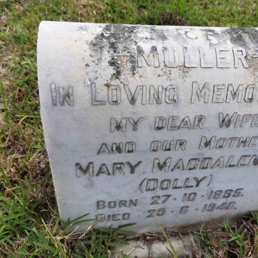 MULLER Mary Magdalene 1895-1946