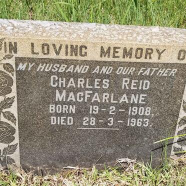 MACFARLANE Charles Reid 1908-1963