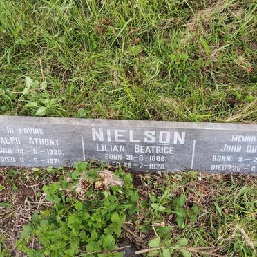 NIELSON John Gustave 1890-1946 :: NIELSON Ralph Anthony 1920-1971