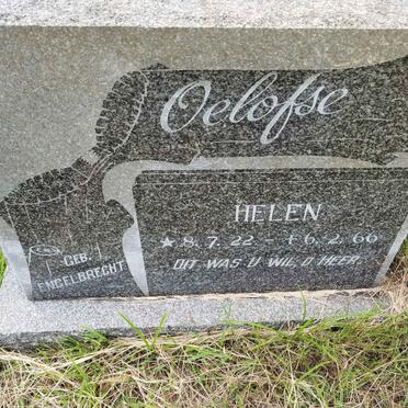 OELOFSE Helen nee ENGELBRECHT 1922-1966