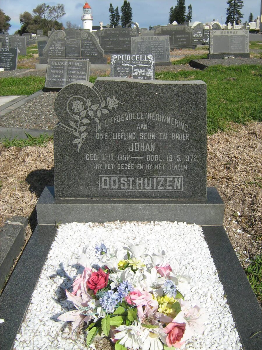 OOSTHUIZEN Johan 1952-1972