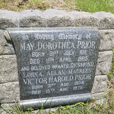 PRIOR Victor Harold 1904-1979 &amp; May Dorothea 1911-1965 :: PRIOR Desmond :: PRIOR Lorna :: PRIOR Allan :: PRIOR Maureen