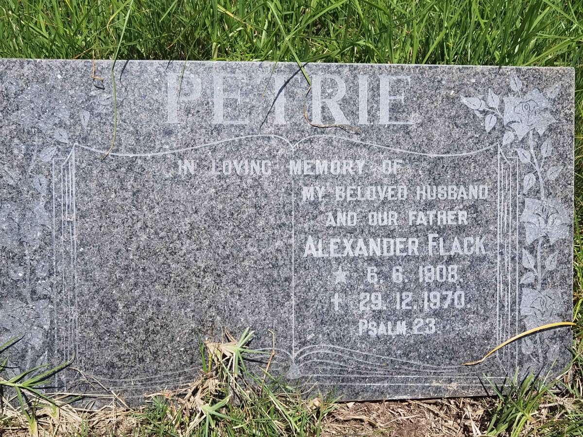 PETRIE Alexander Flack 1908-1970