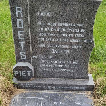 ROETS Piet 1960-1998