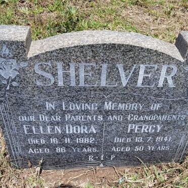 SHELVER Percy -1941 &amp; Ellen Dora -1982