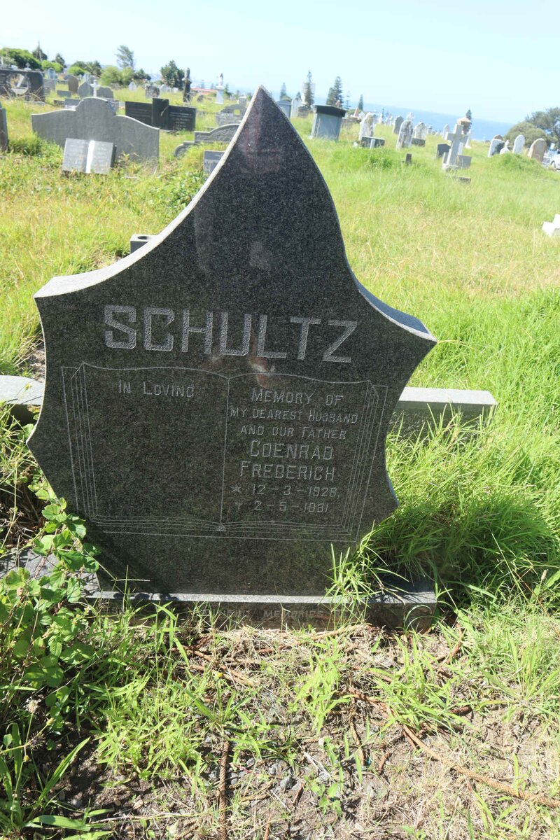 SCHULTZ Coenrad Frederich 1928-1981