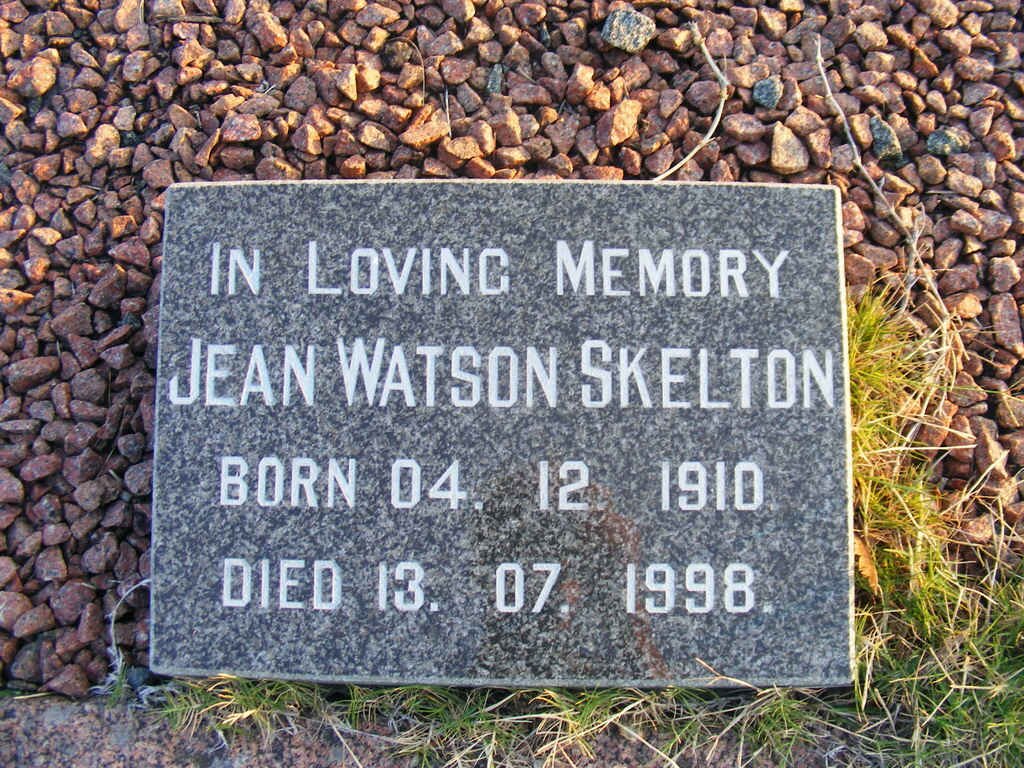 SKELTON Jean Watson 1910-1998