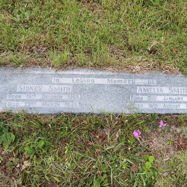 SMITH Sidney 1863-1949 &amp; Amelia 1864-1950