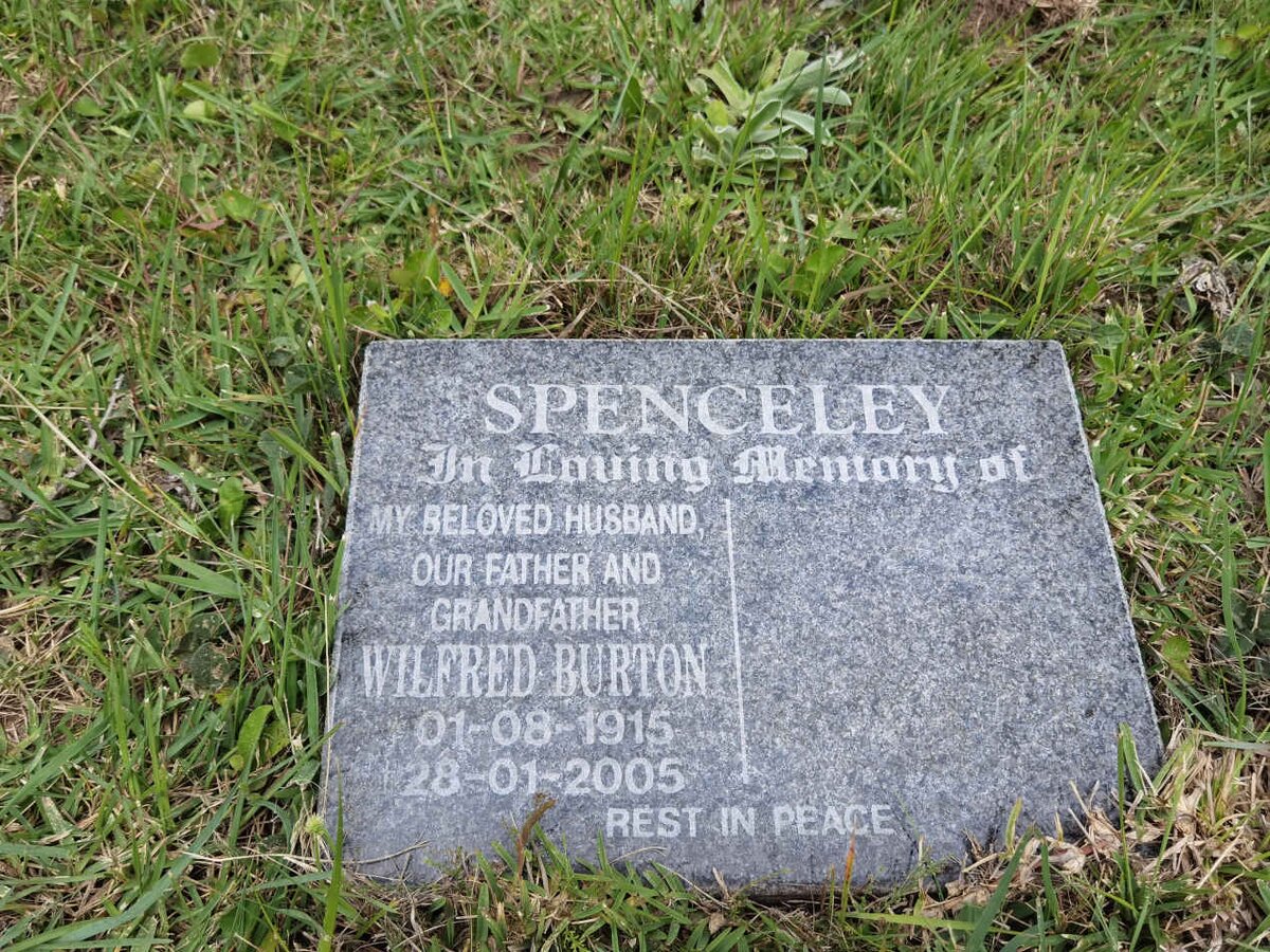 SPENCELEY Wilfred Burton 1915-2005
