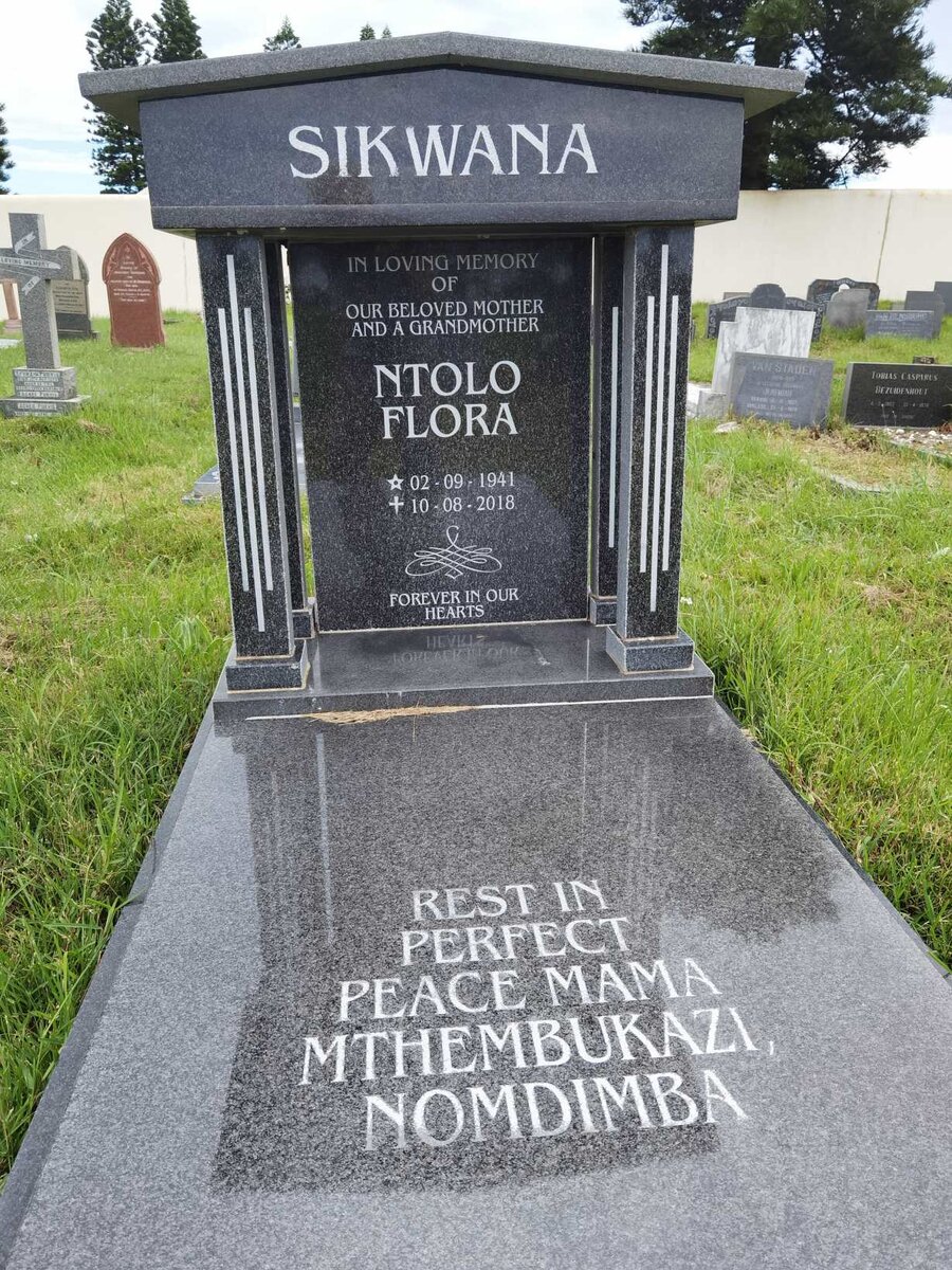 SIKWANA Ntolo Flora 1941-2018