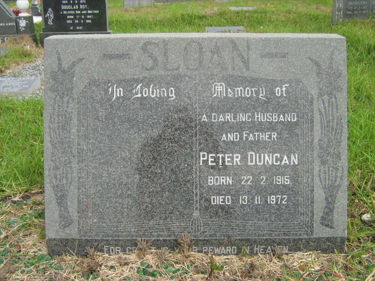 SLOAN Peter Duncan 1915-1972