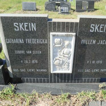 SKEIN Willem Jacobus -1976 &amp; Catharina Fredericka VAN EEDEN -1976