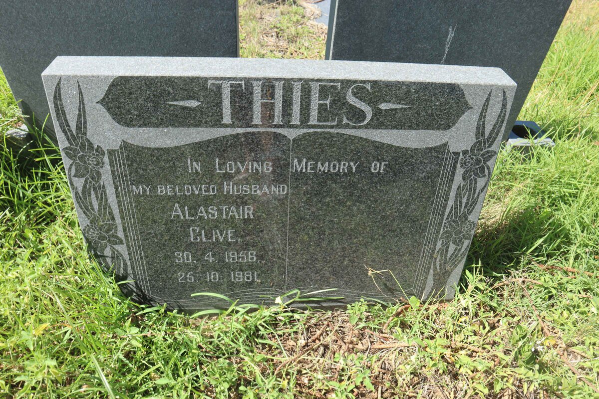 THIES Alastair Clive 1958-1981