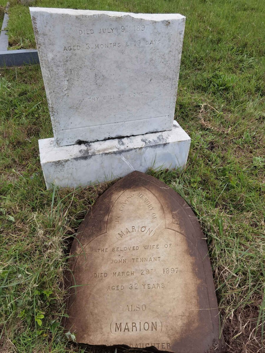 TENNANT Marion 1865-1897 :: TENNANT Marion 1897-1897