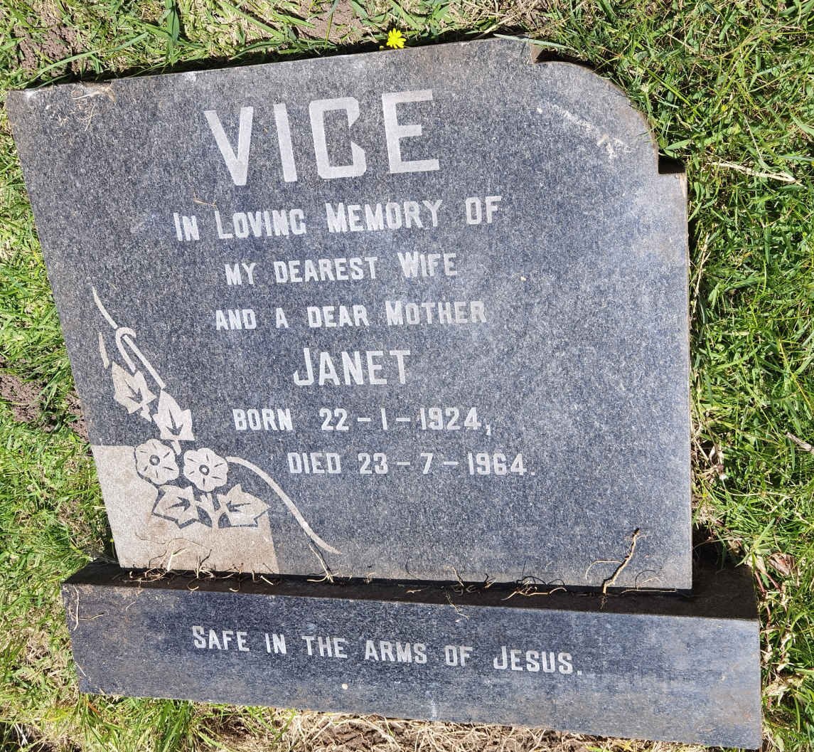 VICE Janet 1924-1964