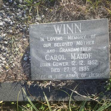 WINN Carol Maude nee GOWER 1952-1995