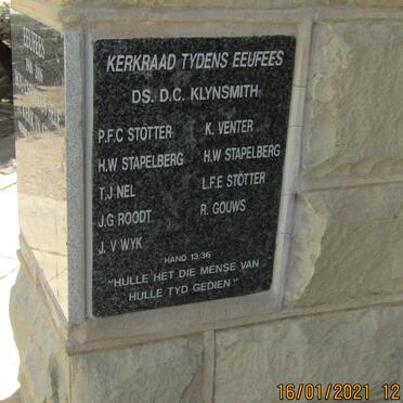 5. Gedenkplaat - Eeufees 2006