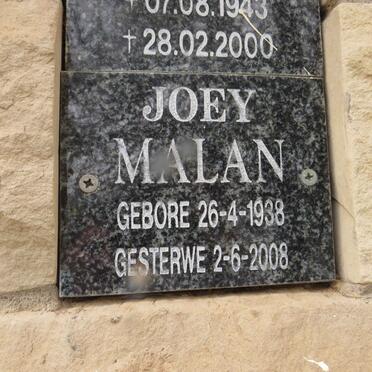 MALAN Joey 1938-2008