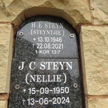 STEYN H.E. 1946-2021 & J.C. STEYN 1950-2024