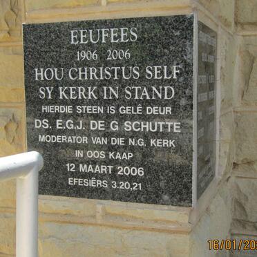 3. Eeufees van NG Kerk Elliot 1906-2006