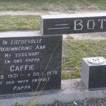 BOTHA Caffie 1931-1978