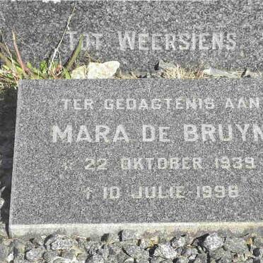 BRUYN Mara, de 1939-1998