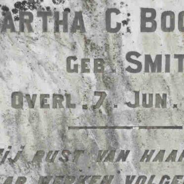 BOOIJSEN Martha C. nee SMIT -1920